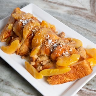 Peach Cobbler French Toast