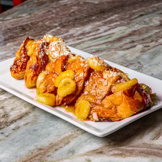 Banana Bourbon Coconut French Toast