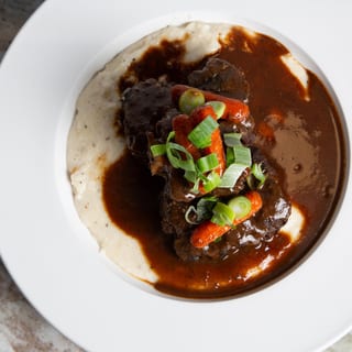 Oxtail and Grits